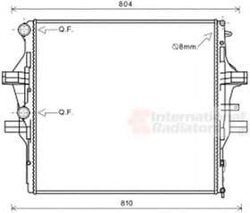 Радиатор охлаждения двигателя Радиатор охлаждения двигателя