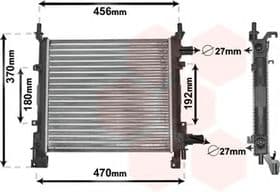 Радіатор охолодження двигуна