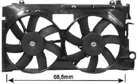 Вентилятор системи охолодження двигуна