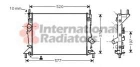 Радиатор охлаждения двигателя