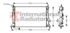 Радиатор охлаждения двигателя