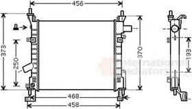 Радиатор охлаждения двигателя