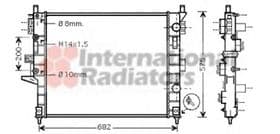 Радиатор охлаждения двигателя