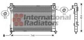 Радиатор охлаждения двигателя