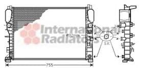 Радіатор охолодження двигуна Радіатор охолодження двигуна