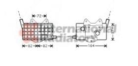 Оливний радіатор двигуна