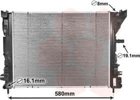 Радіатор охолодження двигуна
