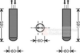 Осушитель кондиционера Van Wezel 3700D351