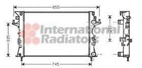 Радиатор охлаждения двигателя
