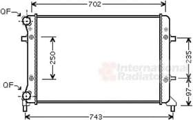 Радиатор охлаждения двигателя Радиатор охлаждения двигателя