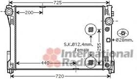 Радиатор охлаждения двигателя