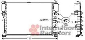 Радиатор охлаждения двигателя
