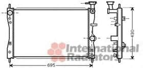 Радиатор охлаждения двигателя