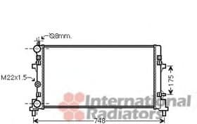 Радиатор охлаждения двигателя Радиатор охлаждения двигателя