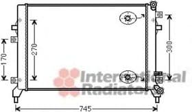 Радіатор охолодження двигуна Радіатор охолодження двигуна