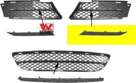 Облицовка бампера Van Wezel 0657481