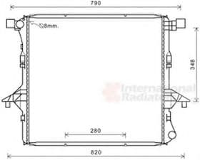 Радіатор охолодження двигуна