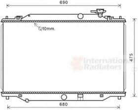 Радиатор охлаждения двигателя Радиатор охлаждения двигателя