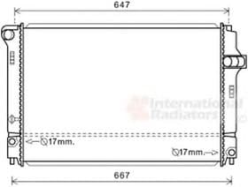 Радиатор охлаждения двигателя