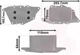Масляный радиатор двигателя