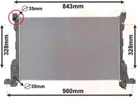 Радиатор охлаждения двигателя Радиатор охлаждения двигателя