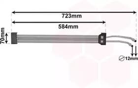 Оливний радіатор кермового управління