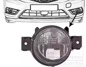 Передняя противотуманная фара