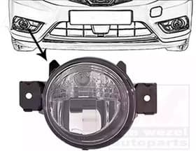 Передня протитуманна фара