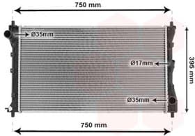 Радиатор охлаждения двигателя Радиатор охлаждения двигателя