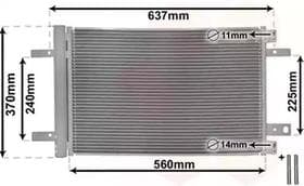 Радіатор кондиціонера Радіатор кондиціонера