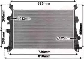 Радиатор охлаждения двигателя Радиатор охлаждения двигателя