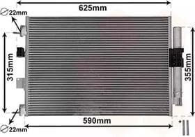 Радиатор кондиционера Радиатор кондиционера