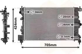 Радиатор охлаждения двигателя Радиатор охлаждения двигателя
