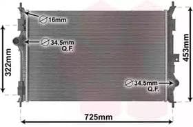 Радиатор охлаждения двигателя Радиатор охлаждения двигателя