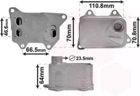 Масляный радиатор двигателя