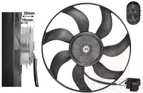 Вентилятор системы охлаждения двигателя