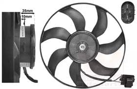 Вентилятор системы охлаждения двигателя