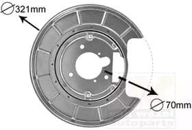 Кожух тормозного диска