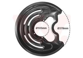 Кожух тормозного диска