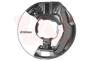 Кожух гальмівного диску