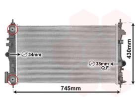 Радиатор охлаждения двигателя Радиатор охлаждения двигателя
