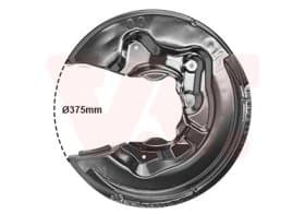 Кожух гальмівного диску