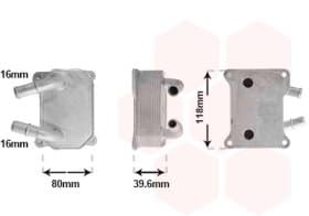 Масляный радиатор двигателя