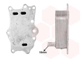 Оливний радіатор двигуна