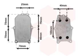Масляный радиатор двигателя
