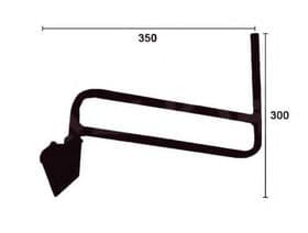 Кронштейн зовнішнього дзеркала Alkar 9403009