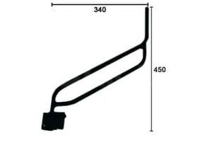 Кронштейн зовнішнього дзеркала Alkar 9405008