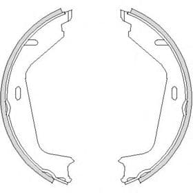 Колодки ручника