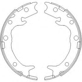 Колодки ручника