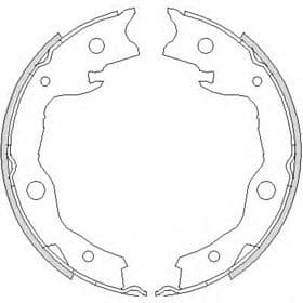 Колодки ручника